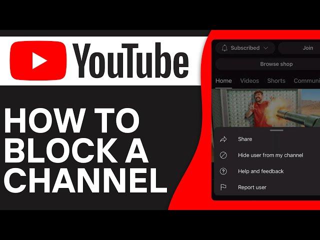 How To Block A YouTube Channel (2025) Easy Tutorial