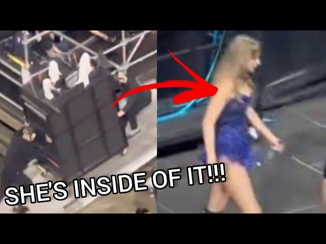 Taylor Swift CAUGHT hiding at The Eras Tour