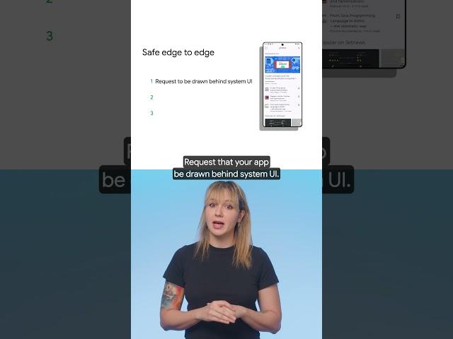 3 steps to go edge-to-edge safely