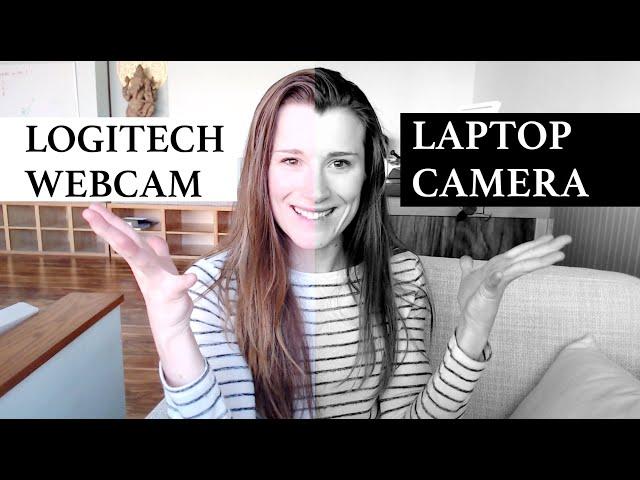 Logitech Webcam vs Macbook cam with natural light