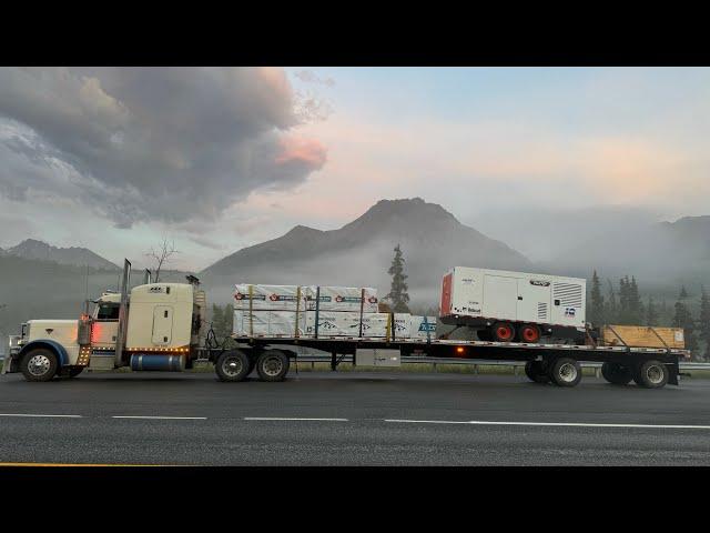 Trucking in Alaska-Flatbed load to Valdez