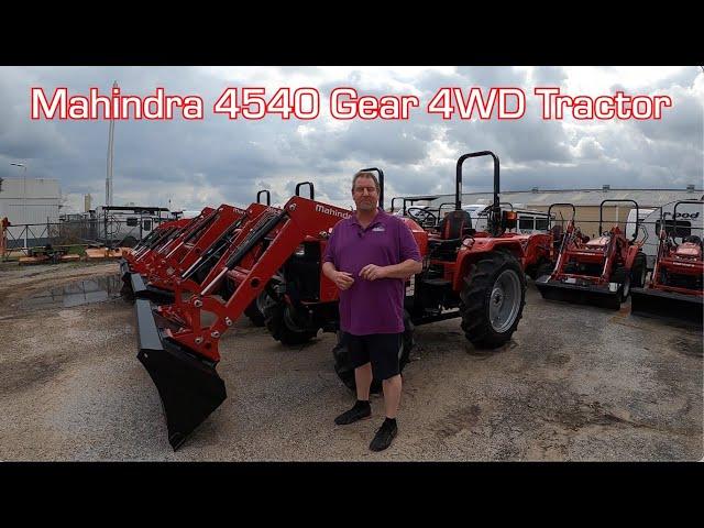 Mahindra 4540 Gear 4WD Tractor With Front End Loader