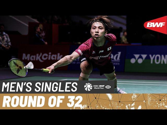 KAPAL API Indonesia Open 2024 | Rasmus Gemke (DEN) vs. Kodai Naraoka (JPN) [5] | R32