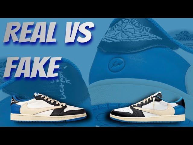 [REAL vs FAKE] TRAVIS SCOTT FRAGMENT JORDAN 1 LOWS