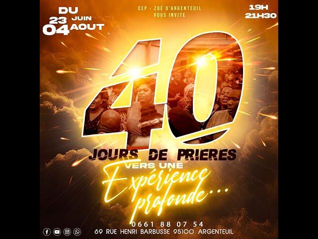 40 jours de prières - Bienvenue à notre 20 ème jour ! - Pasteur Adly SAINT-CYR
