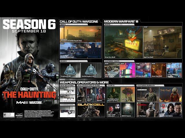 FULL MW3 Season 6 Haunting Content Update REVEALED! (Events, Maps, Weapons, &..) - Modern Warfare 3