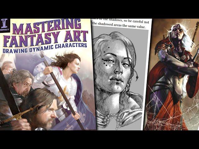 Mastering Fantasy Art Drawing Dynamic Characters, People, Posted, Creatures & More. Art book review