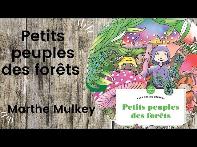 Petits Peuples des Forêts - Marthe Mulkey  for Hachette // Adult Colouring Book Flip Through