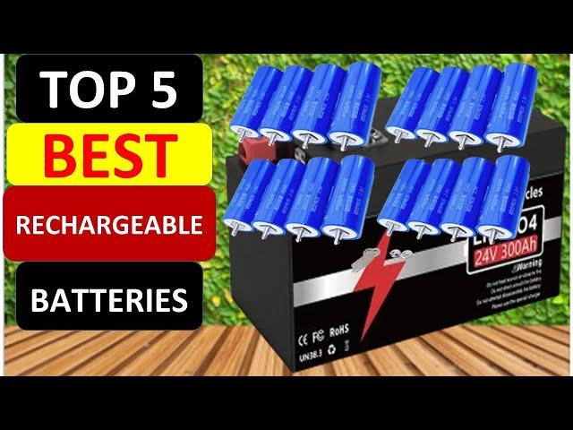 top 5 best rechargeable batteries in 2024