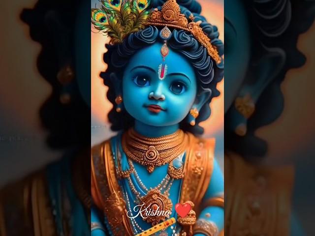 Krishna status video ️ #radhakrishnastatus #krishna #shorts