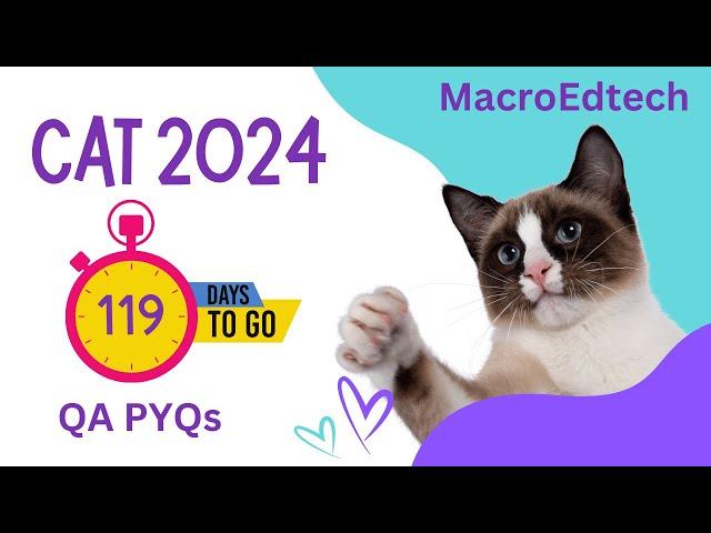 CAT 2024 PYQs #cat #management #iim #iit #business  Subscribe @macroedtech for daily updates.