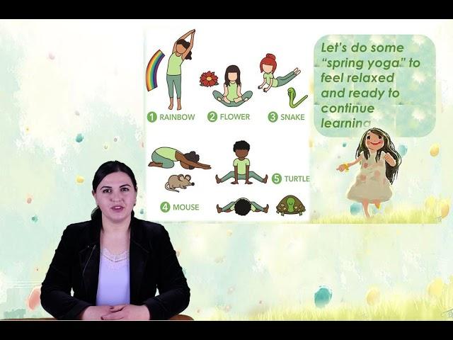 ІІІ четверть, Английский язык, 1 класс, Урок № Springtime in KZ 2