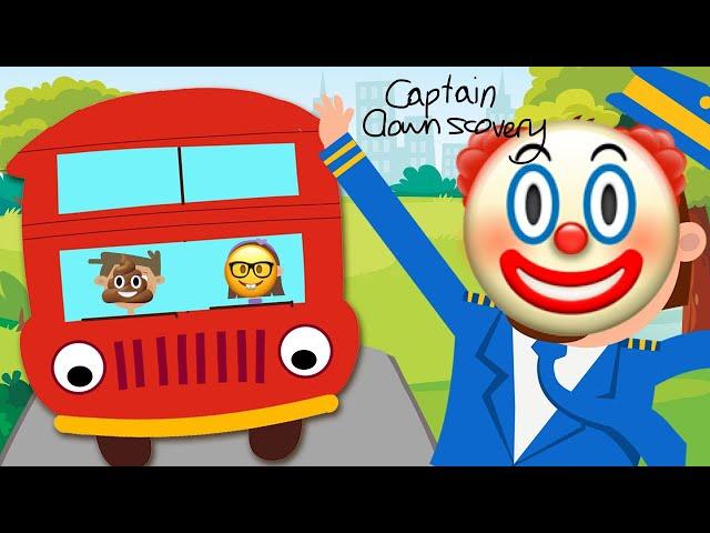 Captain Discovery Wheels on the Bus YTP cuz Captain Discovery is a Clown￼