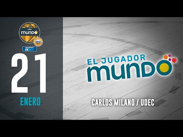 JUGADOR MUNDO: Carlos Milano (21-01-2023)