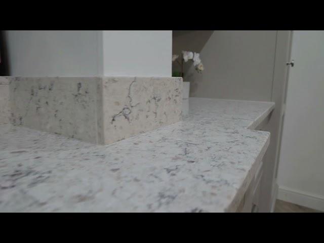 CRL Quartz River White worktops