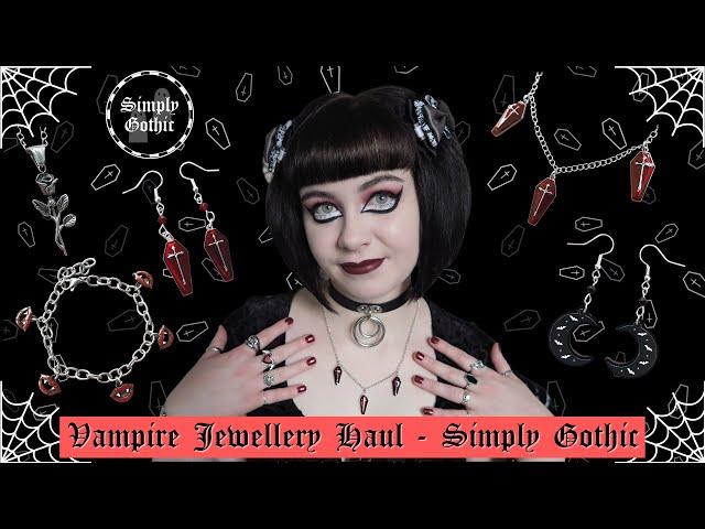 SIMPLY GOTHIC VAMPIRE JEWELLERY COLLECTION - GOTH ALTERNATIVE JEWELLERY - GOTH ON A BUDGET