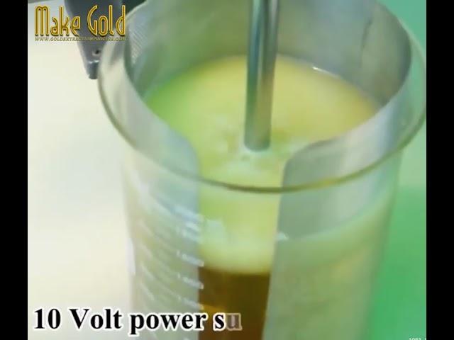 How to extract gold from electronic circuit boards