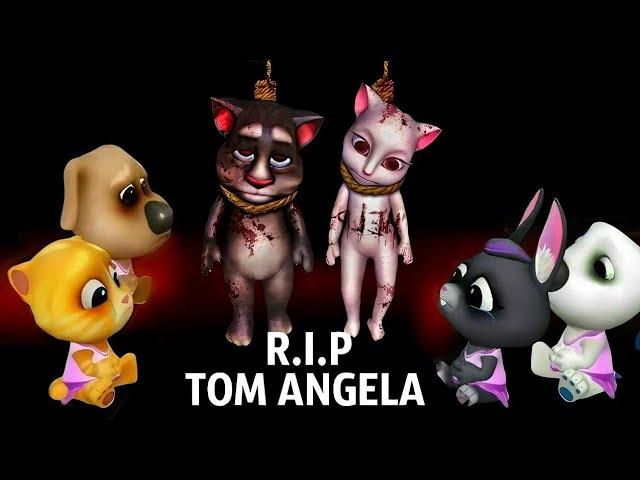 R.I.P TOM and ANGELA  - My Talking Tom Friends - AMONG US