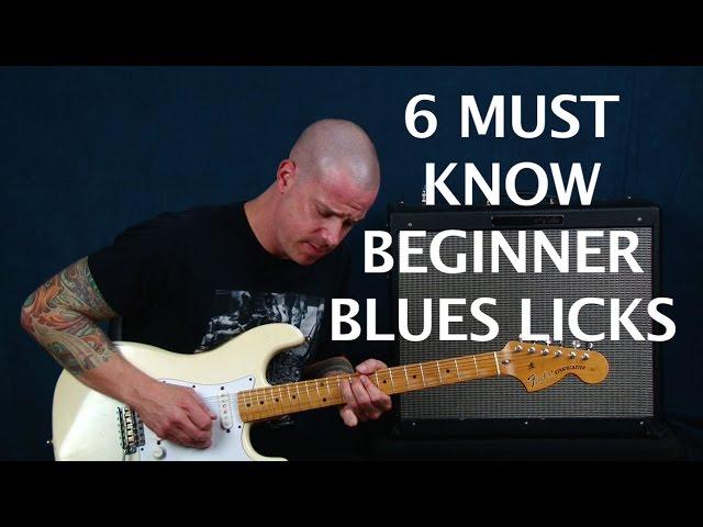 6 Must Know Beginner Blues Guitar Licks & How To Build Solos With Them (EASY)