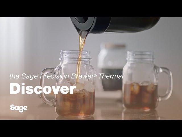 The Sage Precision Brewer® Thermal | Craft the perfect cold brew | Sage Appliances UK