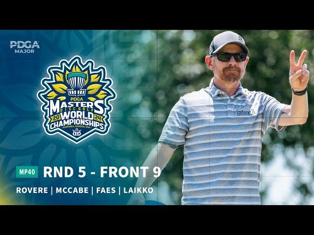 2024 PDGA Masters Disc Golf World Championships | MP40 R5F9 | Rovere, McCabe, Laikko, Faes