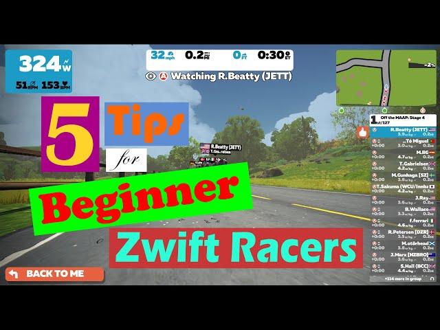 5 Tips for Beginner Zwift Racers