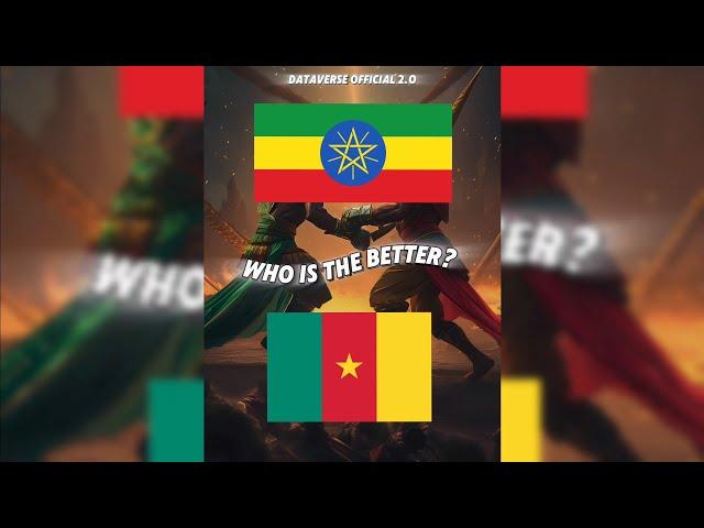 Ethiopia vs Cameroon - Country Comparison 2024 #DataverseOfficial