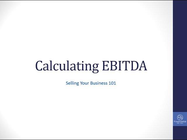 How to Calculate Normalized EBITDA for Private Companies