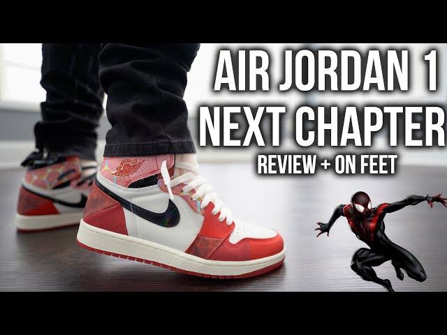 AIR JORDAN 1 NEXT CHAPTER SPIDERMAN REVIEW & ON FEET // YOU WILL REGRET SLEEPING ON THESE!