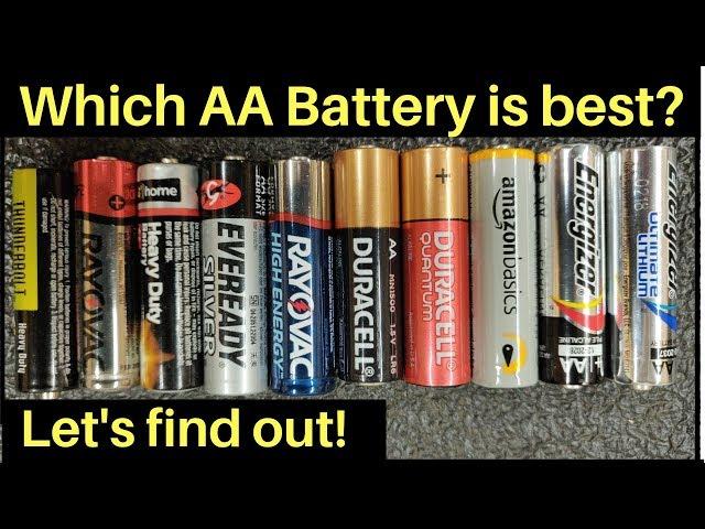 Which AA Battery is Best?  Can Amazon Basics beat Energizer? Let's find out!