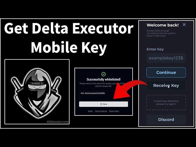 Delta Key | How To Get Delta Executor Key (Latest 2024) | Roblox Executor