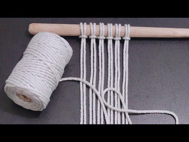 Macrame wall hanging easy pattern - Macrame pattern simple design - Macrame