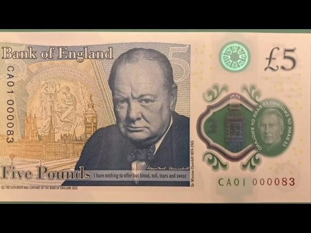 £1000! CA01 £5 NOTE SUPER RARE