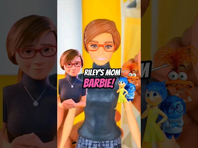 I create Riley's Mom Barbie! ! #insideout2 #barbie #clay