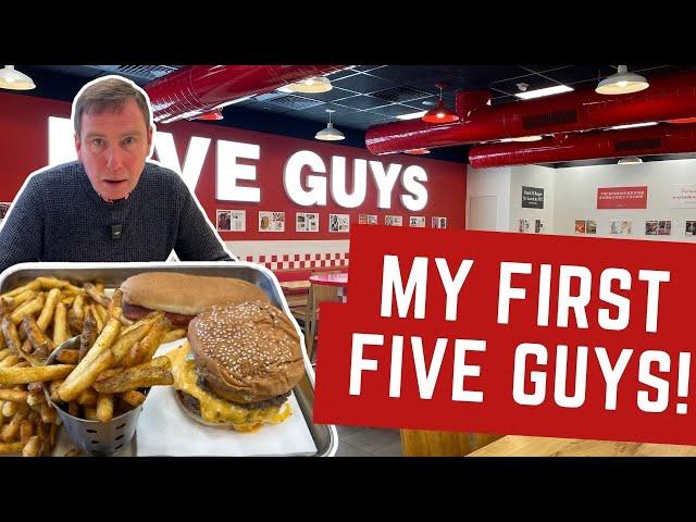 Reviewing FIVE GUYS - My FIRST TIME!