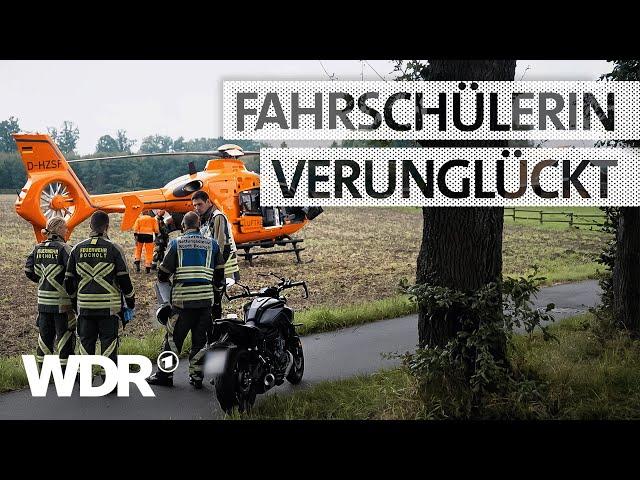 Rettung aus der Luft: Motorradunfall bei Fahrstunde | S08/E01 | Feuer & Flamme | WDR