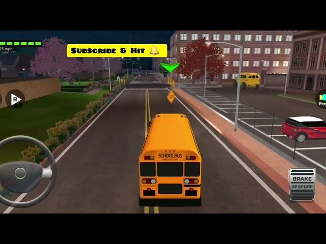 School Bus Driving Gameplay Level 12 #schoolbus  #schoolbusgame #Schoolbusdriving #mobilephonegame