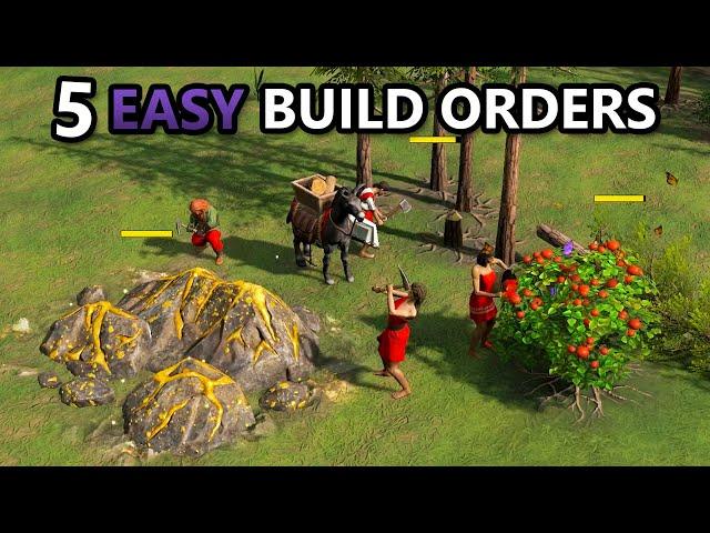 Easy Build Orders for AoM: Retold (All Civs) | Beginner’s Guide