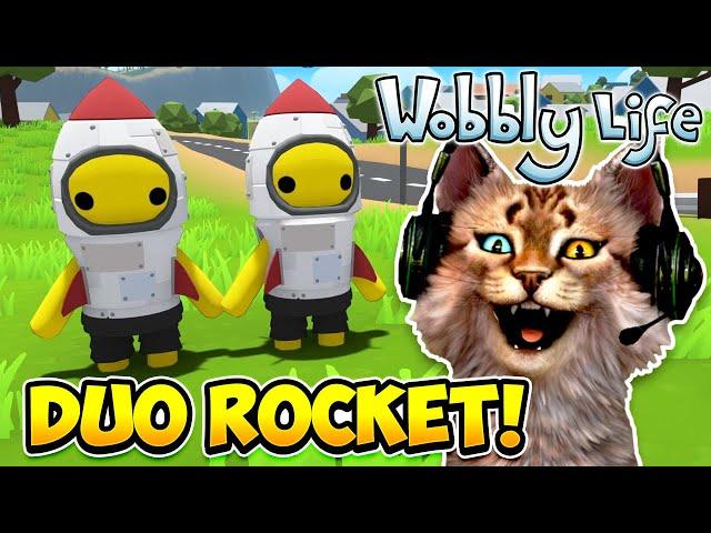 DUO LETOY MENJADI DUO ROCKET PALING KOCAK !! Ft. @MisterCemprengGaming - Wobbly Life Indonesia