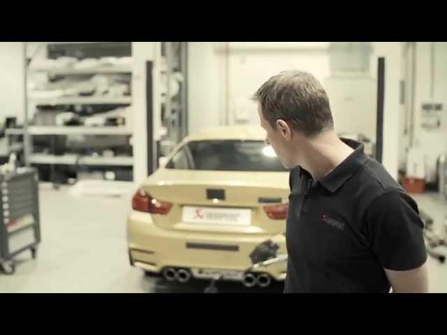 Akrapovič R&D secret work on the BMW M4 exhaust system