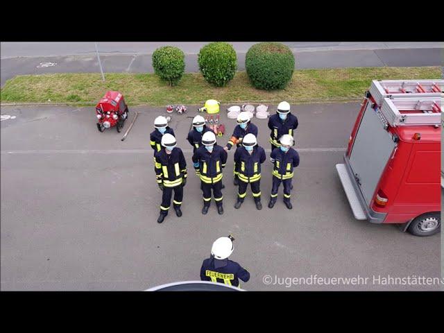 Löschangriff - Wasserentnahme Unterflurhydrant - Gruppenbesatzung - Jugendfeuerwehr Hahnstätten