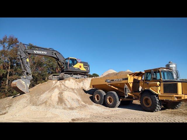 Spreading And Fine Grading All The Stone