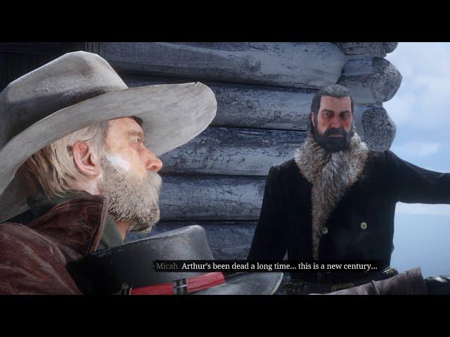 The way Dutch looks at Micah when he said this about Arthur...