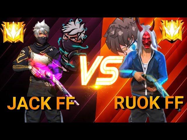 Freefire : OP JACK  ️  RUOK FF   VS  | CRAZY GAMEPLAY 