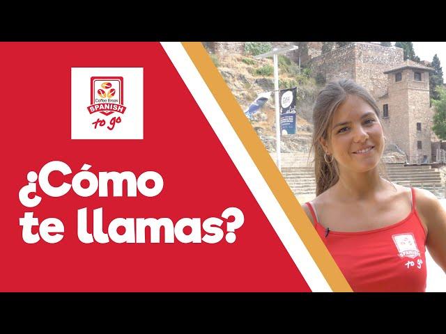 ¿Cómo te llamas? - Introducing yourself in Spanish - Coffee Break Spanish To Go Episode 1.01