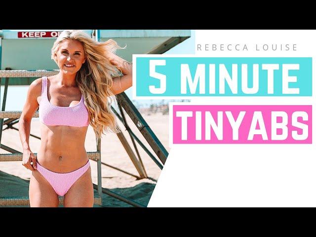 5 minute TINY WAIST WORKOUT - slim your waist fast TOP AB MOVES