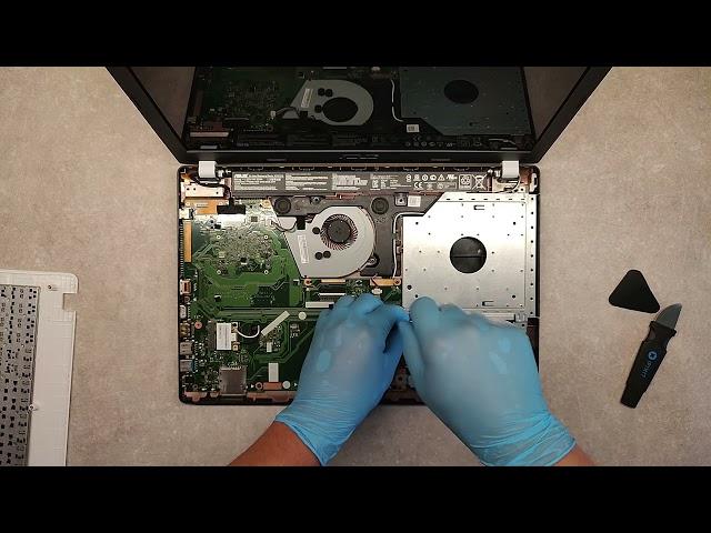 ASUS X551M DISASSEMBLY, HDD REPLACEMENT, BATTERY REPLACEMENT, RAM UPGRADE, CPU FAN CLEANING