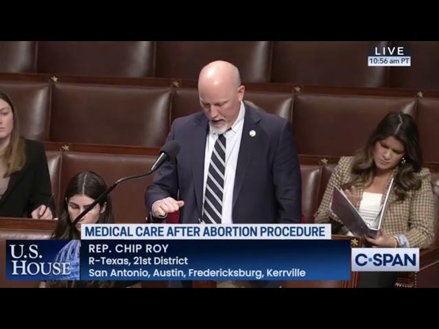 Rep. Roy Supports Protections for Infants Born Alive