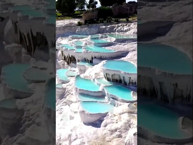 Pamukkale  the white cotton castle. Antalya. full video on AlexUAE #travel #nationalpark