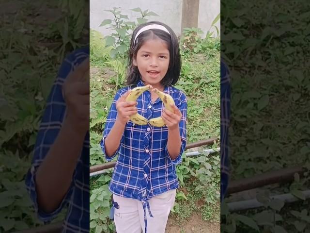 Drishti ne monkey ko kitna banana diya#shorts #video ...